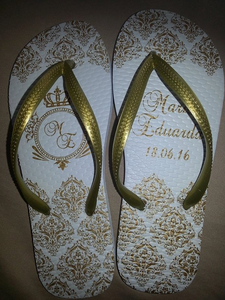 Rafflesia Arnoldi Sudão gravata chinelos personalizados para casamento mais barato - corporatewellness.pt