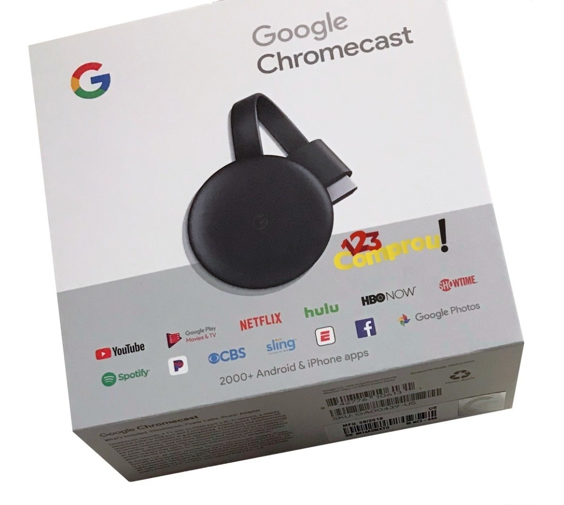 Chromecast 3 mercado livre