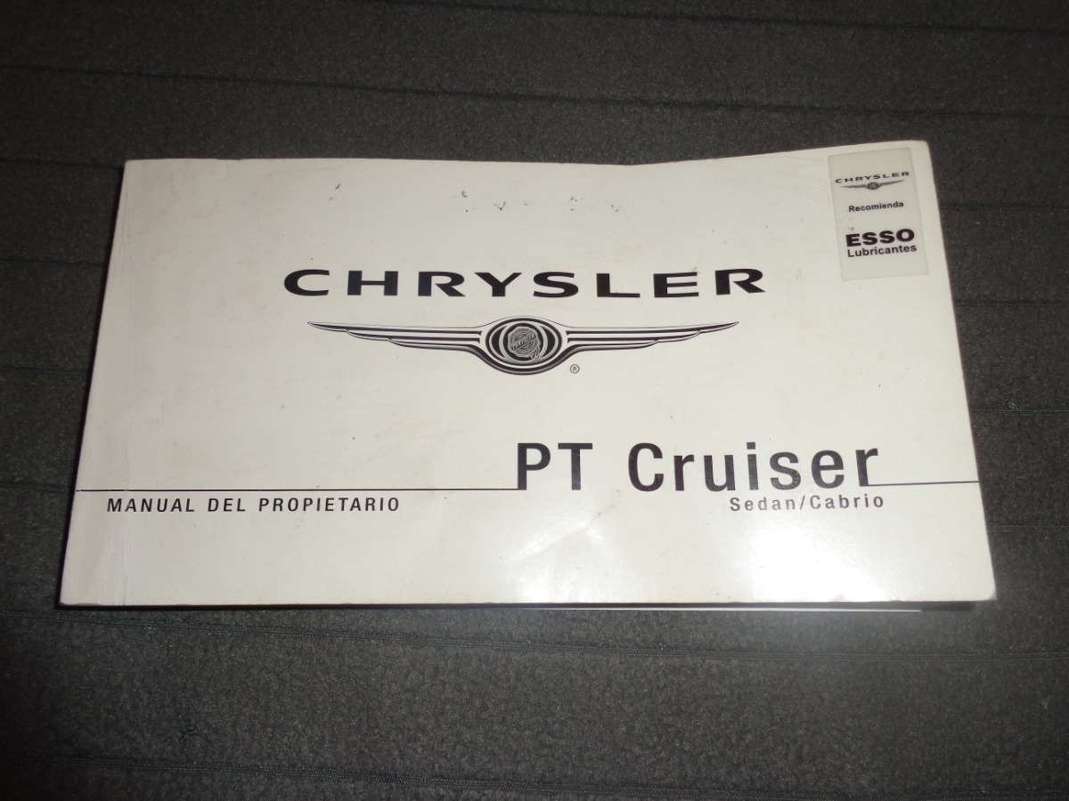 chrysler pt cruiser sedan-cabrio manual del propietario. Cargando zoom.