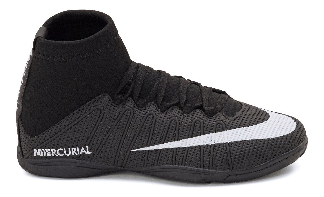 chuteira mercurial futsal cano alto