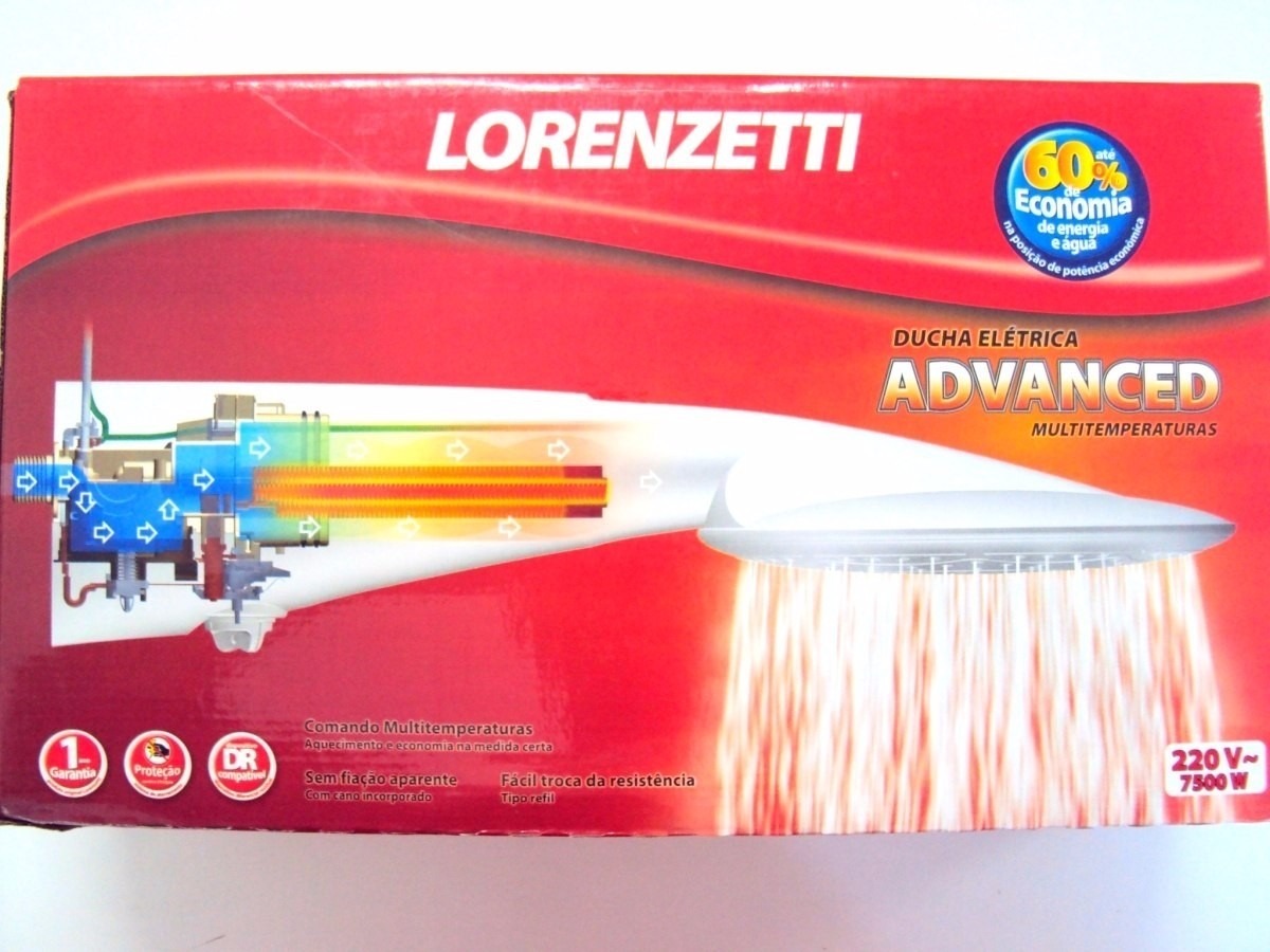 ducha advanced lorenzetti chuveiro ducha lorenzetti advanced 220v 6400w eletrica ducha advanced lorenzetti chuveiro ducha lorenzetti advanced 220v 6400w eletrica