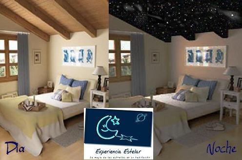 Cielo Estrellado En Su Habitacion, Estrellas En Techo Simula - $ 1,000.