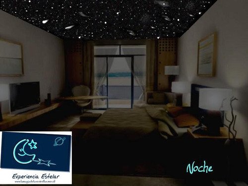 Cielo Estrellado En Su Habitacion, Estrellas En Techo Simula - $ 1,000.