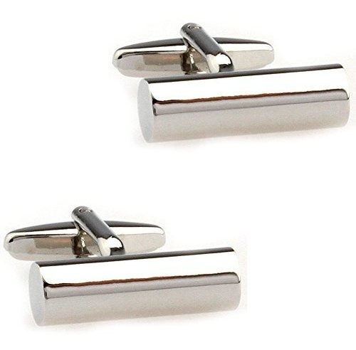 Hombre Negro y Azul Camisa Cufflinks Con Bolsa de Terciopelo Rectángulo TZG marca Gemelos