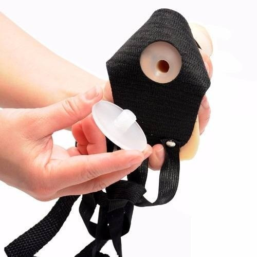 Pênis De Borracha Com Cinta Cinta Com Protese Com Vibrador Bullet 15x4,5cm - 017p4 - R$ 54,38 em
