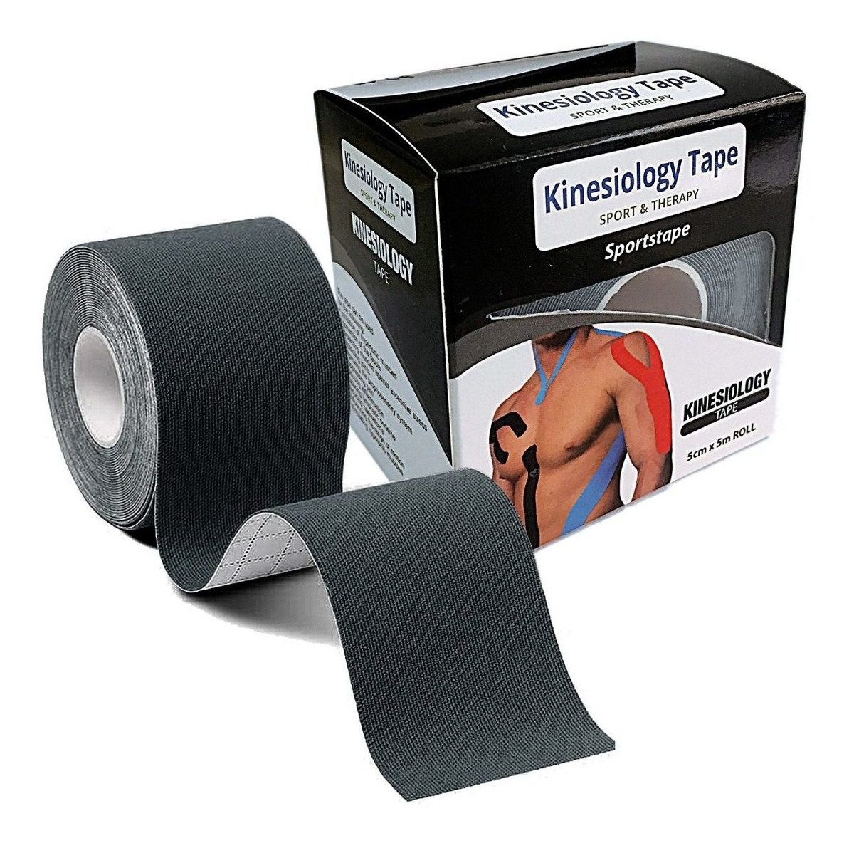 Cinta Kinesiologica Kinesio Tape 5metros X 5cm Negra 19 900 En - supreme shoulder fanny pack roblox how to get 90000 robux