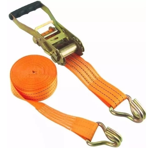 Cinta Prender Amarrar Cargas + Catraca 2 Ton 2,5 Cm X 6 Mts - R$ 74,90