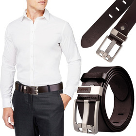 Cinturones Para Hombre Tamaño Ajustable Cuero Cinturones