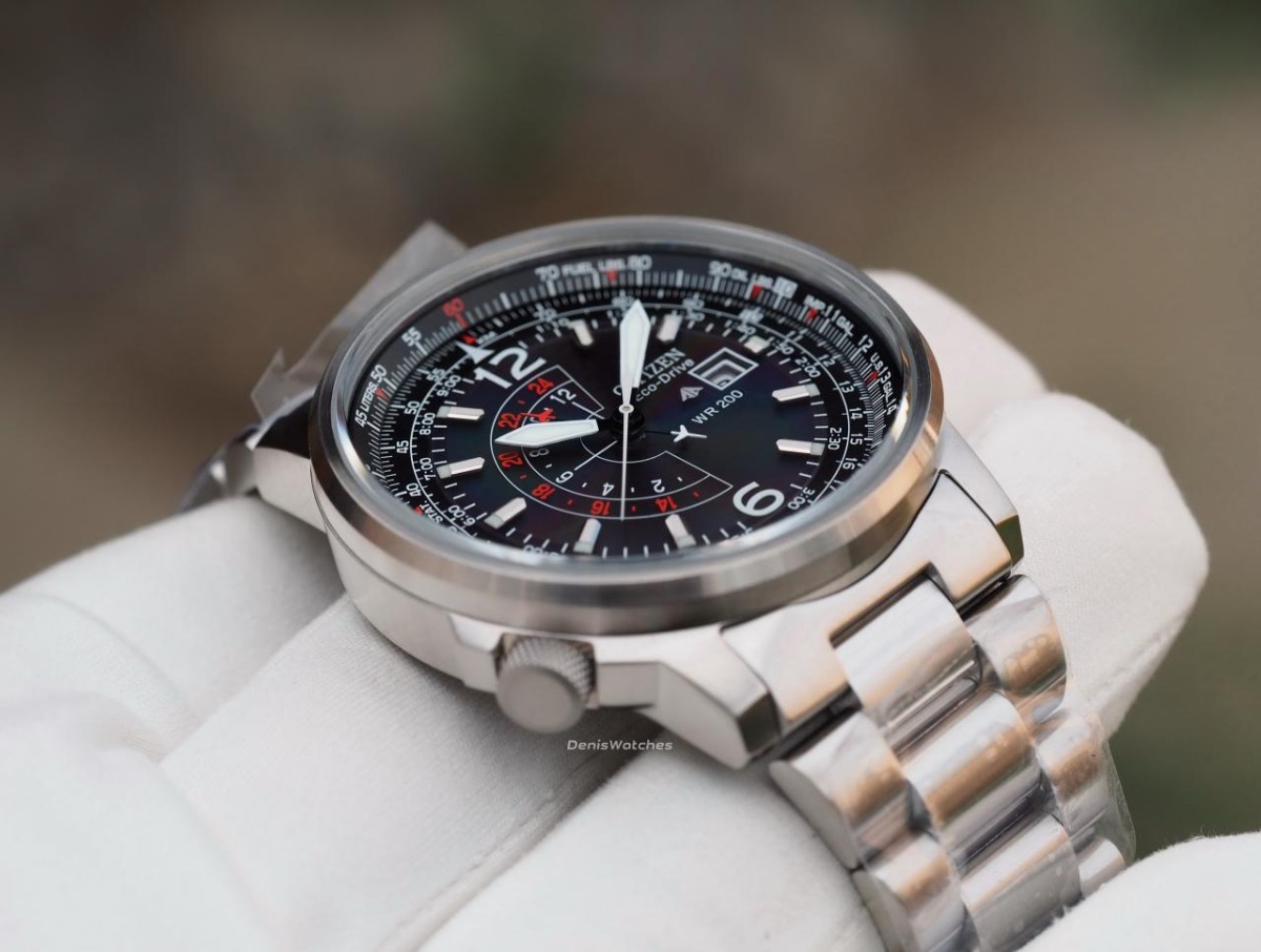 Citizen Ecodrive Promaster Nighthawk Pilots Bj7010-59e-frete - R$ 1.150,00 em Mercado Livre