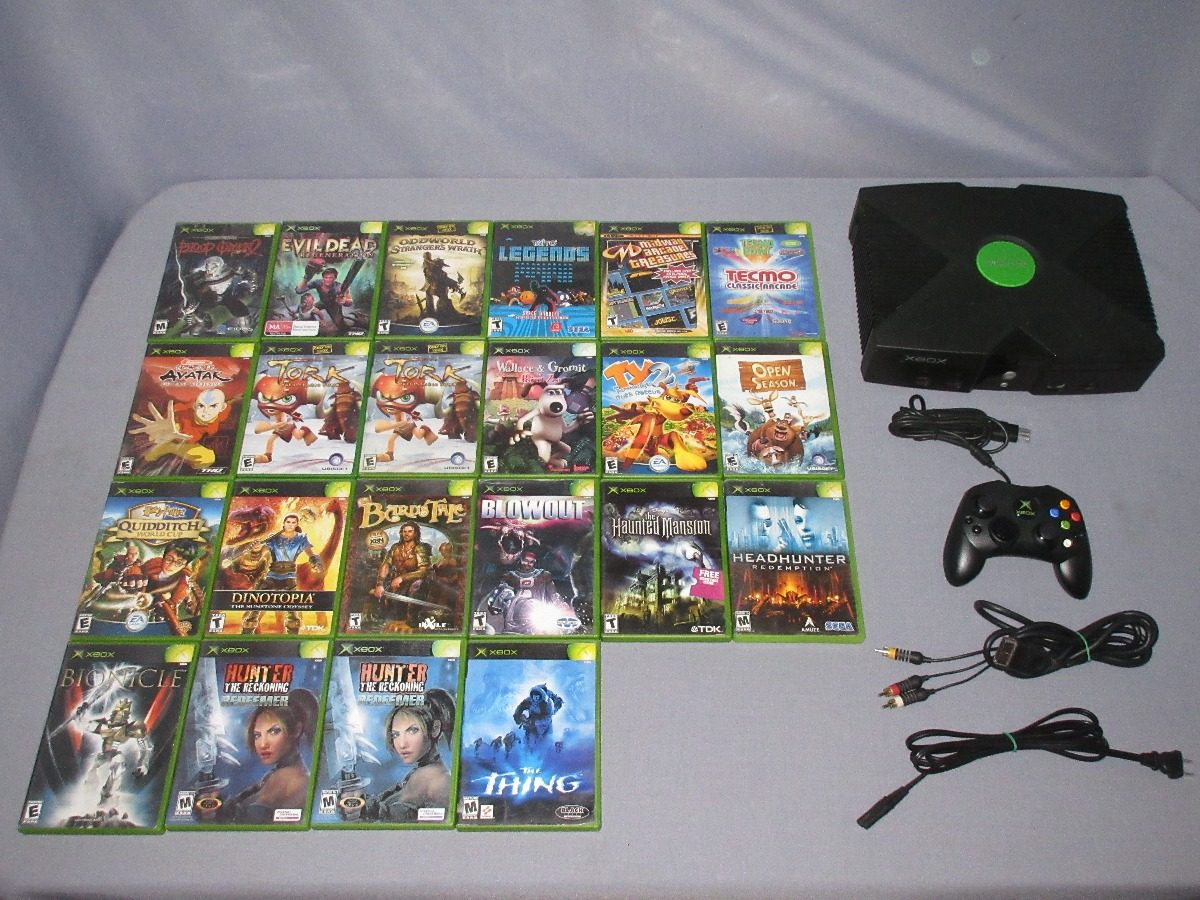 Consola Xbox Clasico Original 2 Juegos A Escoger Halo 1 ...