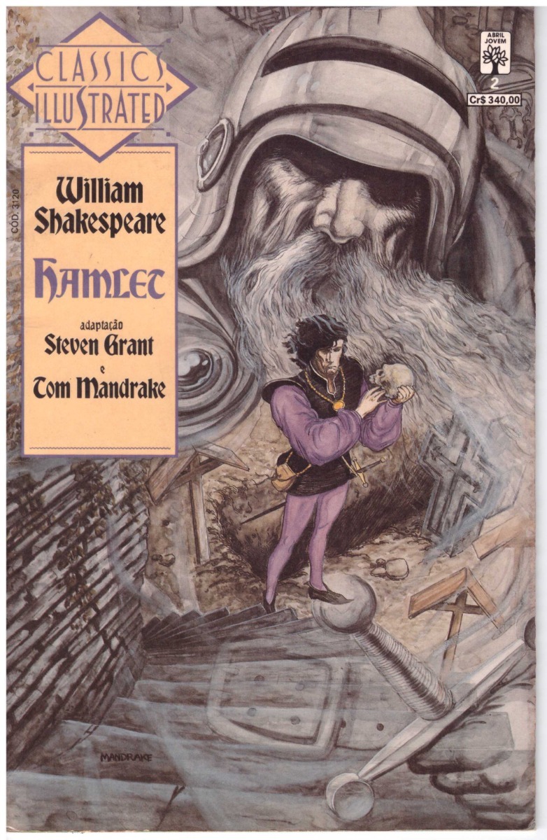 Classics Illustrated #2 Hamlet / Ed Abril - R$ 10,50 em Mercado Livre