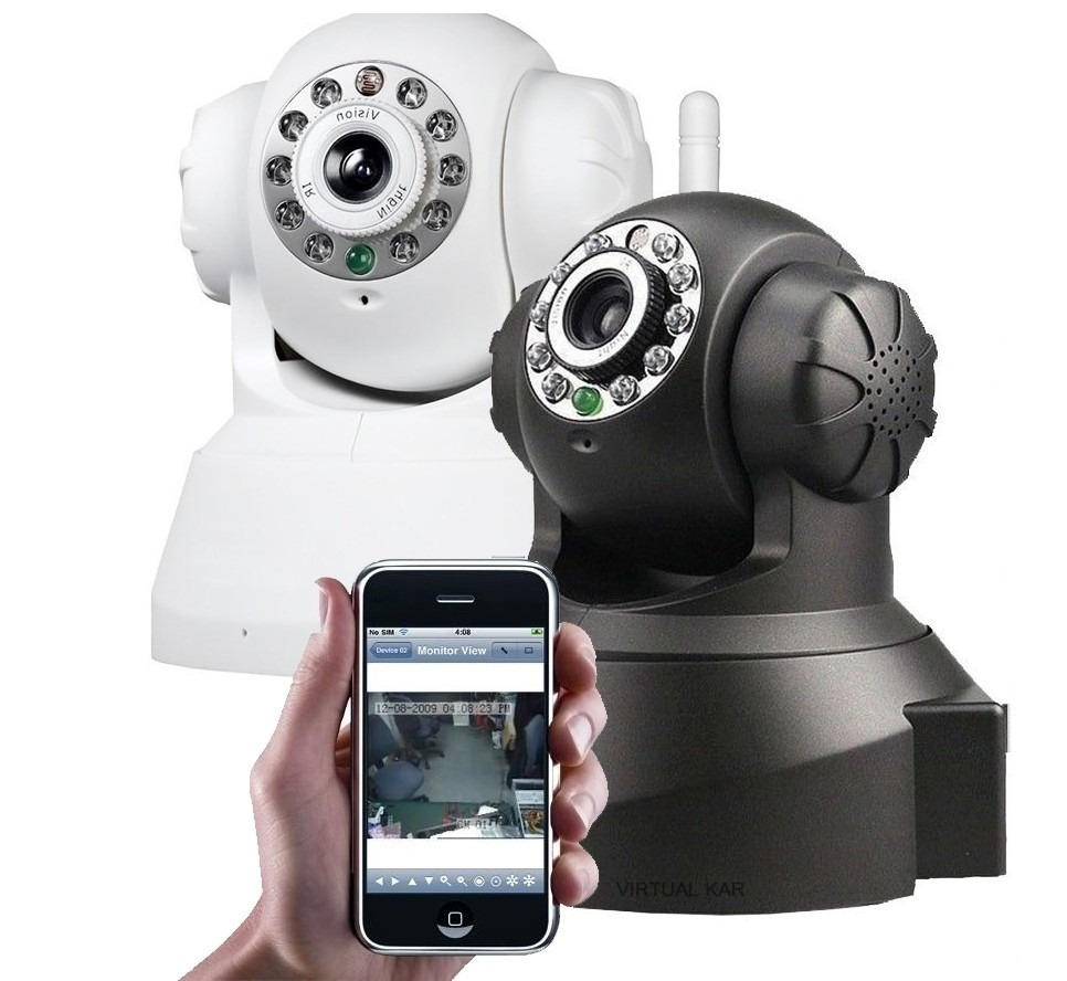 Câmera Ip Dvr Sem Fio Wireless Alarme Gravador Rj45 Micro