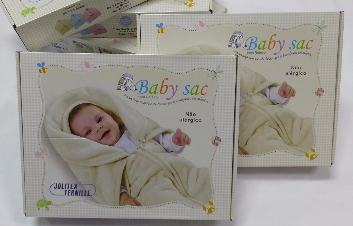 Cobertor Bebê Vira Saco De Dormir Baby Sac Jolitex