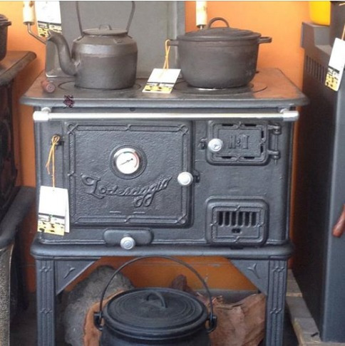 Cocina a leña loderaggio diseño retro horno inoxidable 17.990 ...