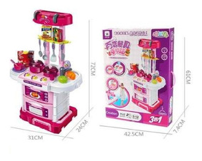 1 Envios Niñas Cocina De Juguete 3 Para Little En Cheff 76yYgbfv
