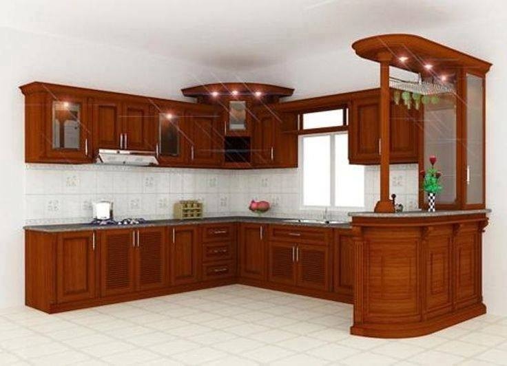 Cocina integral madera escuadra diseño residencial a medida ... Diseño Madera cocina isla de