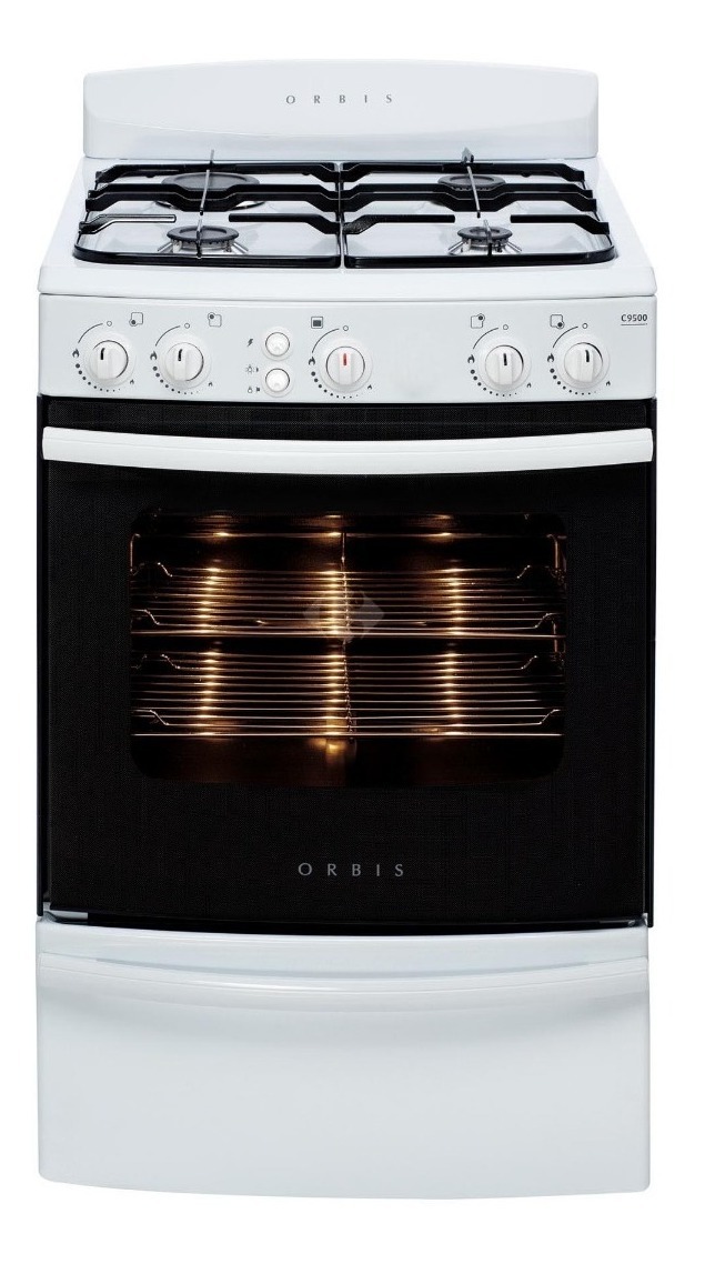 Cocina Orbis 958bc C9500 Blanca C Luz Y Encendido Elec 30 099