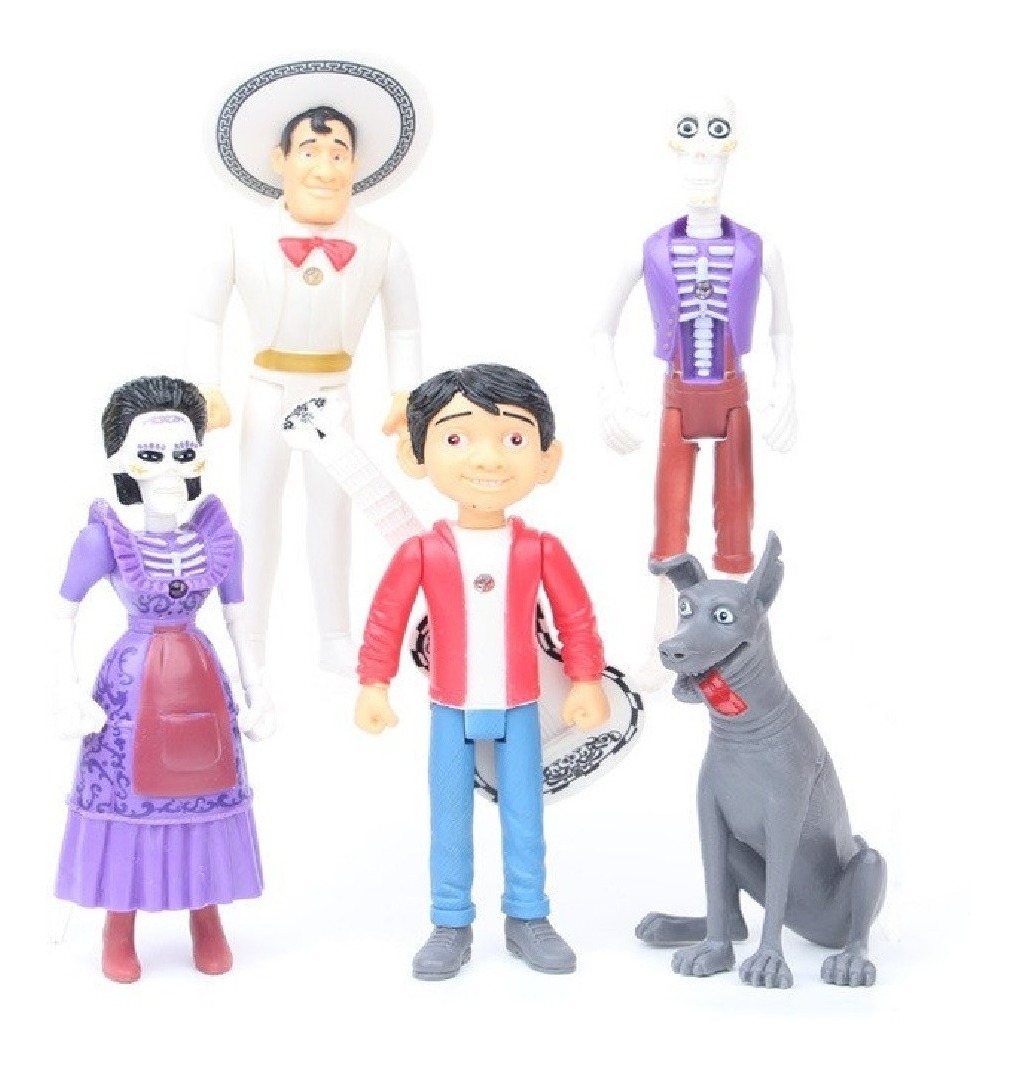9 un.//set película Coco Pixar Miguel//Ernesto de la Cruz Héctor niños Riveras