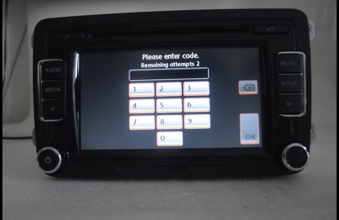 Código de radio de VOLKSWAGENservicio en línea