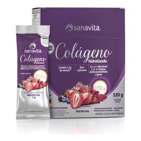 Colageno Verisol (cx C/ 30 Saches) Red Berries Sanavita