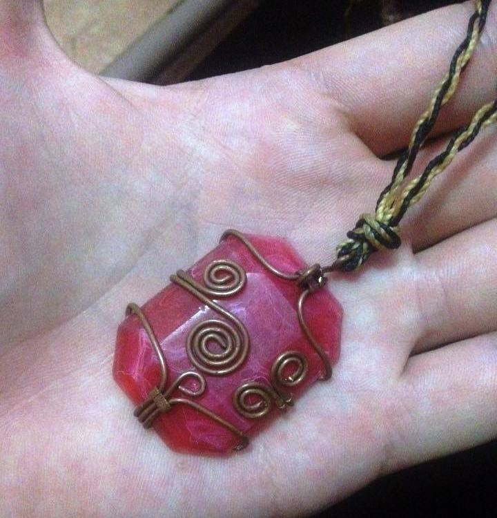 Colar Hippie Artesanato Em Cobre E Fio Cordone Encerado R$ 10,90 em Mercado Livre Artesanato Para Cozinha Em Madeira ~ Colar Hippie Artesanato Em Cobre E Fio Cordone Encerado R$ 10,90 em Mercado Livre
