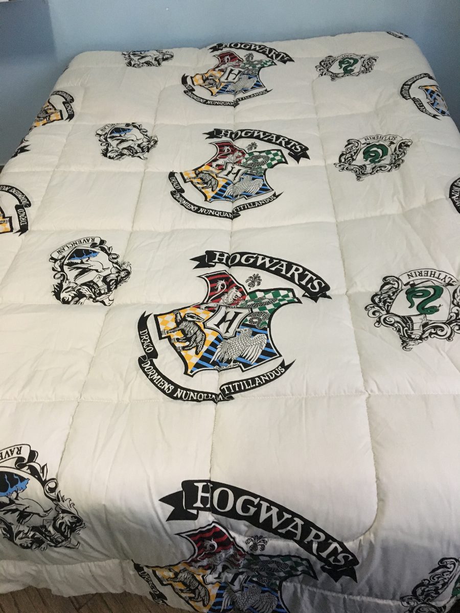 Colcha Edredom Harry Potter Solteiro Edredom Dupla Face R 330 00 Em Mercado Livre