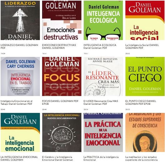 Coleccion 14 Libros De Daniel Goleman