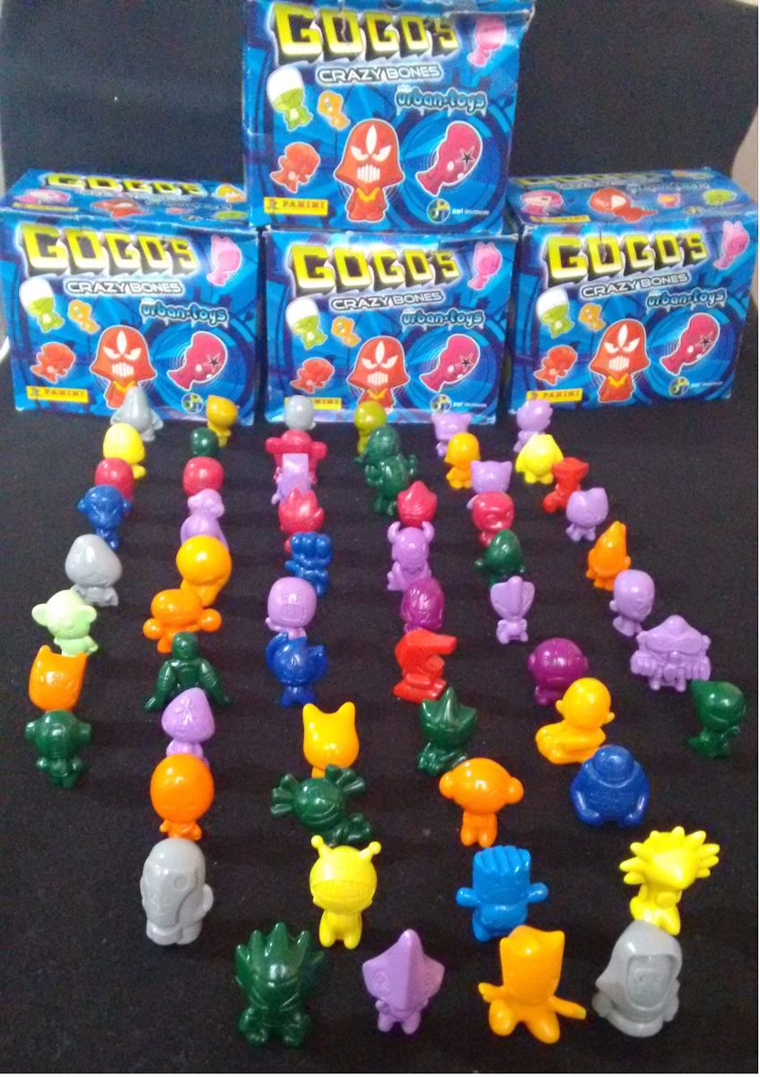 Coleccion Completa Gogos Crazy Bones Serie Urban Toys Panini - $ 1,150.