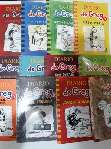 Colección Diario De Greg, 12 Libros. Envío Gratis. - $ 890 ...