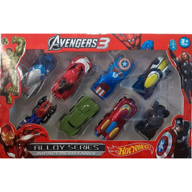 Colección Hot Wheels Avengers 3 Super Oferta