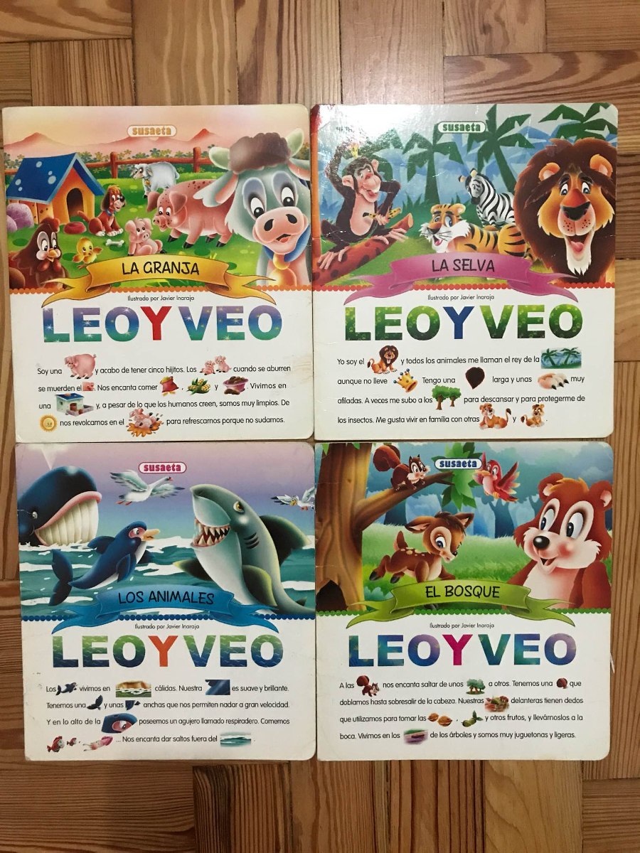 Características. Título del libro Leo y veo ...