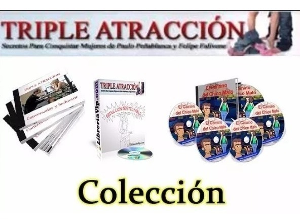 coleccion triple atraccion la mas completa D NQ NP 806323 MLC31874439542 082019 F - Seducción Indetectable: Triple Atracción