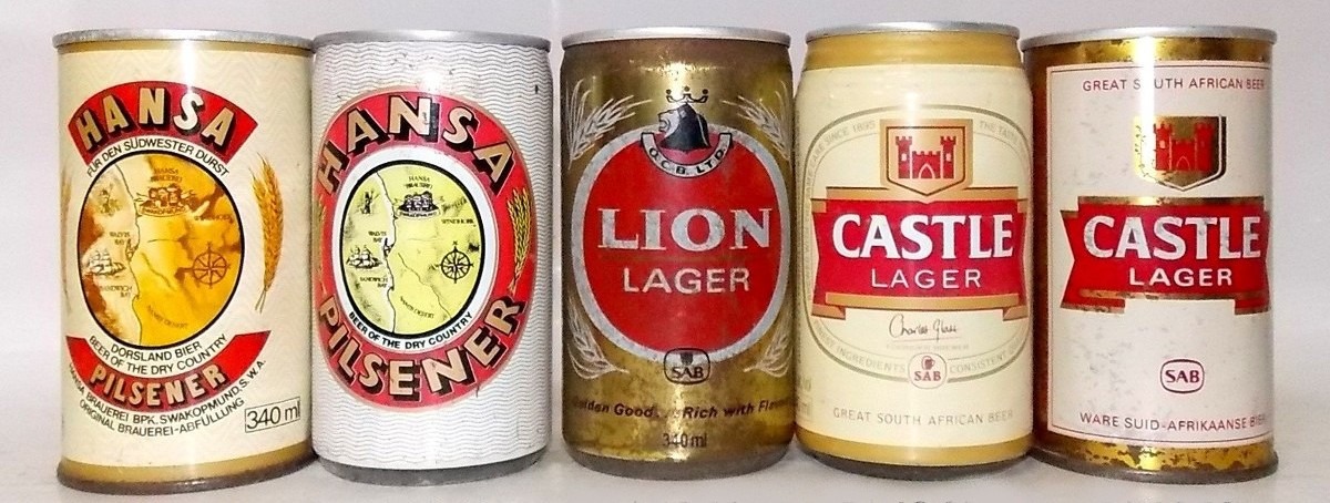 Coleção De Latas De Cerveja Antigas Vazias Importadas 