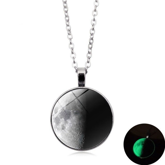 Collar Luna Cuarto Creciente Brilla Oscuridad Amor Con Envió ... Collar Luna Cuarto Creciente Brilla Oscuridad Amor Con Envió ...