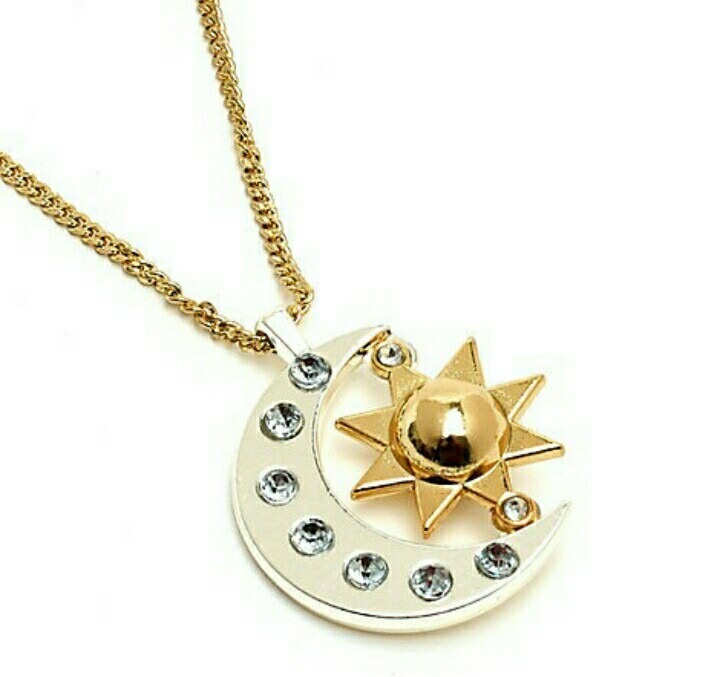 Naszyjnik Soy Luna Księżyc I Słońce Do Kupienia Collar - Medalla Soy Luna Original - Disney ' Original - S/ 89,90 en