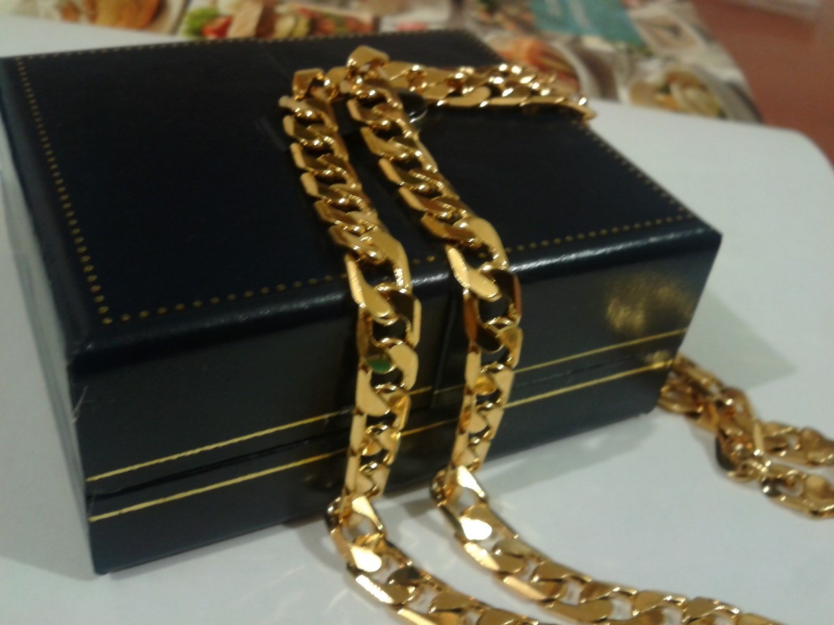 cadena de oro puro precio cadena collar 60cm x 8mm oro laminado 18k 830 00 en cadena de oro puro precio cadena collar 60cm x 8mm oro laminado 18k 830 00 en