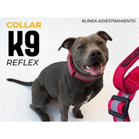 Collar Réflex Con Manija Para Perro K9 Adiestramiento 