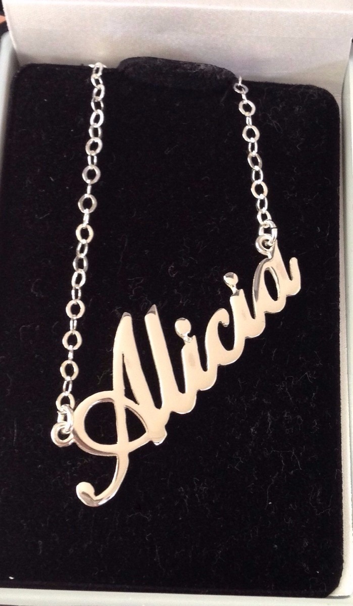 cadenas con nombre personalizado collar dije mas cadena nombre en plata 950 personalizado cadenas con nombre personalizado collar dije mas cadena nombre en plata 950 personalizado