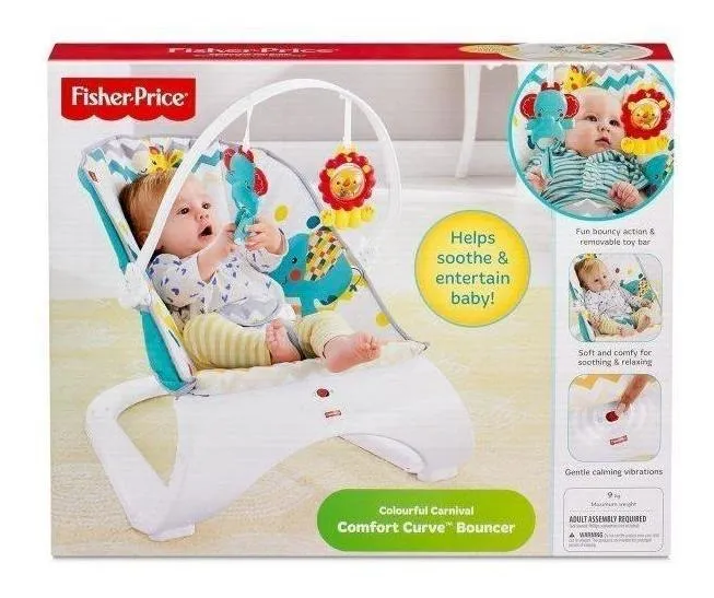 fisher price colorful carnival bouncer