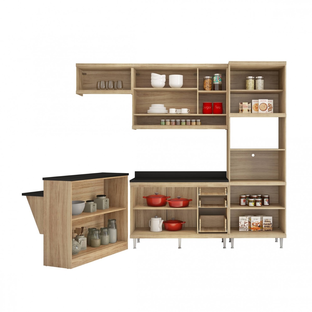 Cozinha Completa Com Bancada E Balc O Com Tampo 6 Dj R 2 099 90 Cozinha Completa Com Bancada E Balc O Com Tampo 6 Dj R 2 099 90