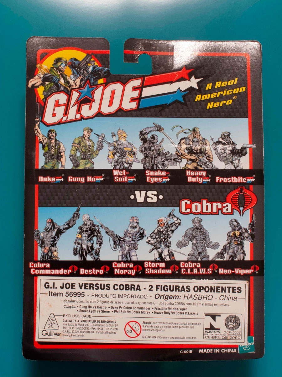 GI Joe Heavy Duty vs Cobra Claws