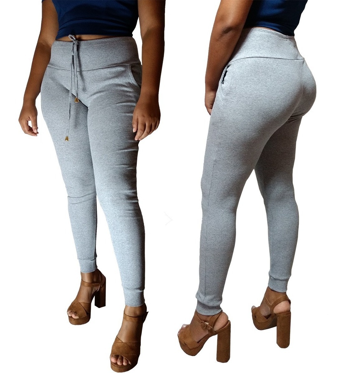 calça ribana feminina atacado