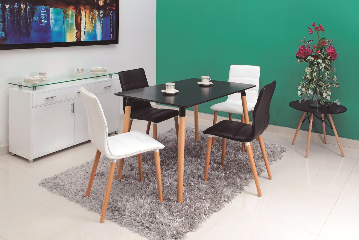 Combo Comedor Mesa Moderna 6 Ptos Reiva + 4 Sillas Fidenza - $ 1.320 ... Combo Comedor Mesa Moderna 6 Ptos Reiva + 4 Sillas Fidenza - $ 1.320 ...