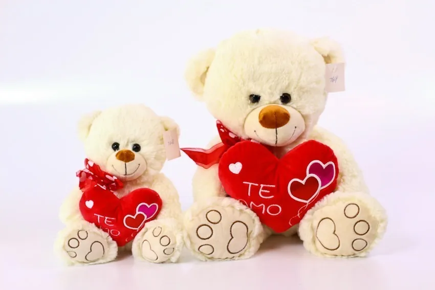 peluches de san valentín