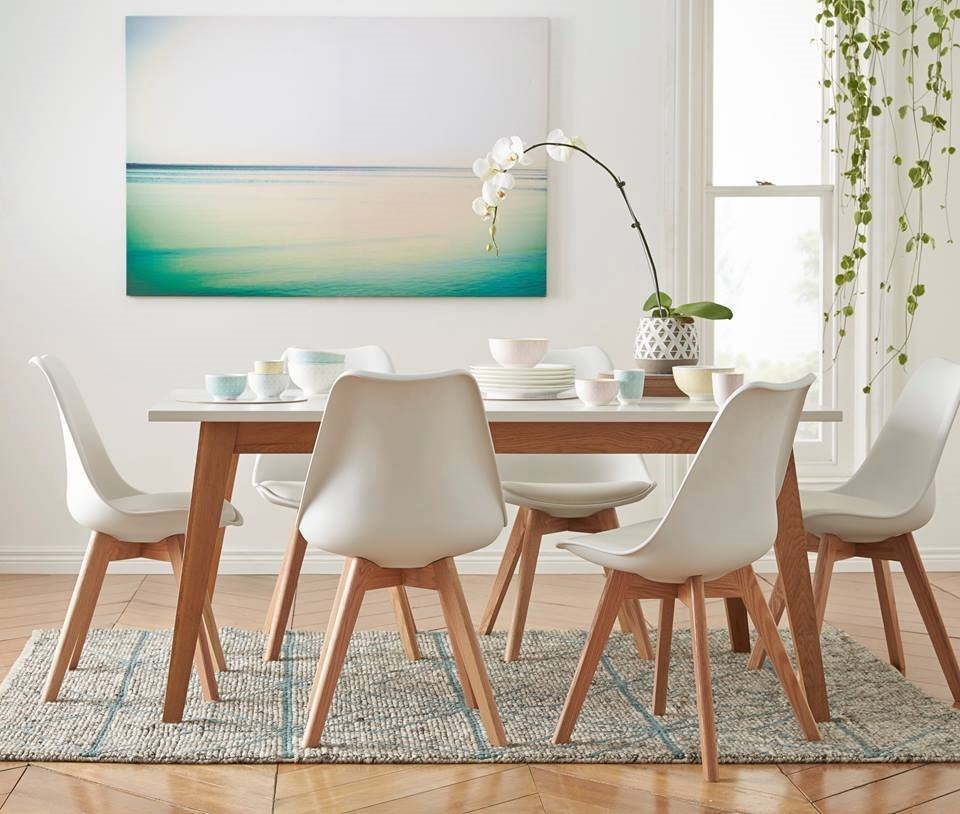Nordico 1606 Comedor Sillas Combo Mesa Escandinavo Tulip USMpzV