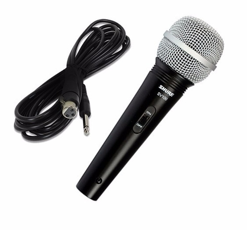 Resultado de imagen para microfono shure sv100 cable