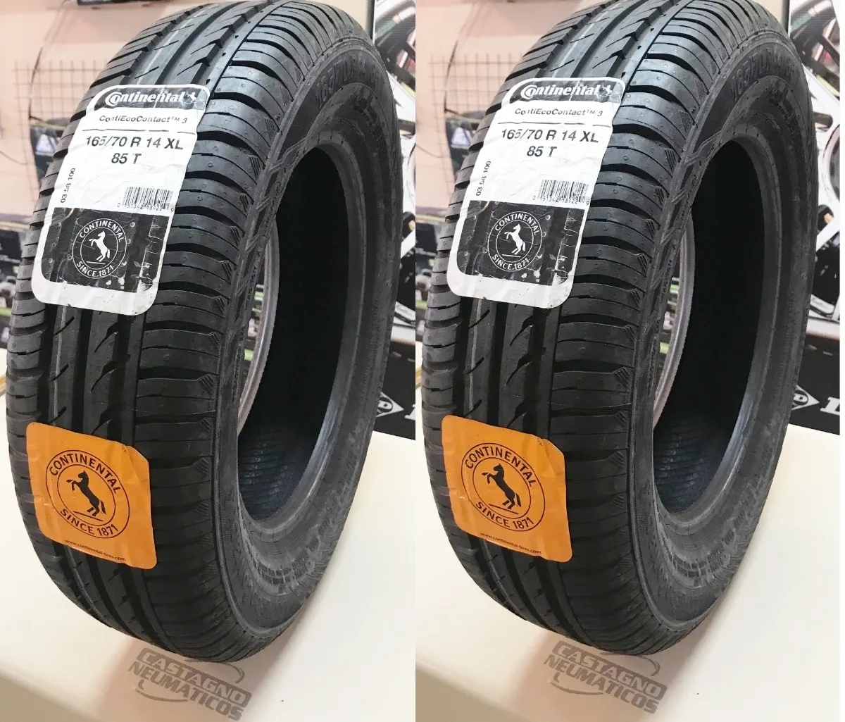 Combo X 2 Neumaticos 165 70 R14 Continental Renault Kwid