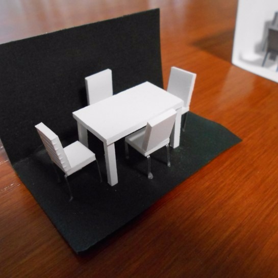 Comedor A Escala 150 Y 175 Para Maquetas Arquitectónicas $ 4500 Comedor A Escala 150 Y 175 Para Maquetas Arquitectónicas $ 4500