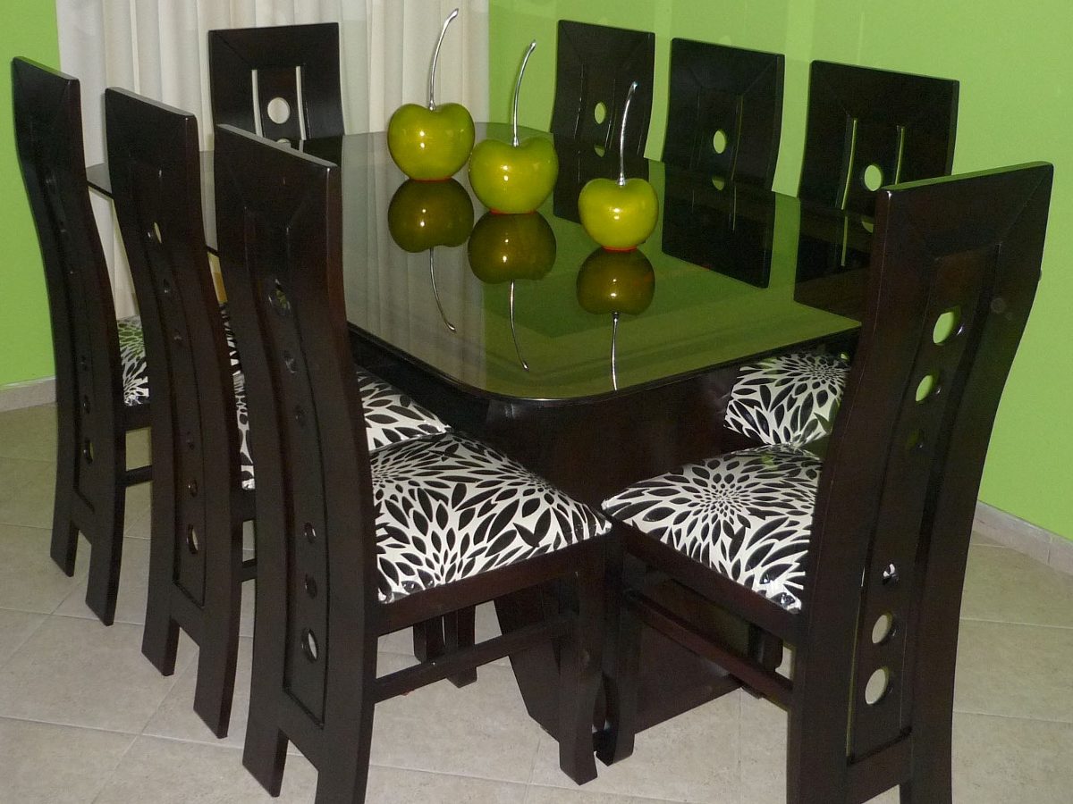 Juego De Comedor Moderno De 6 Sillas Usado - Juego De Comedor De 6 ...