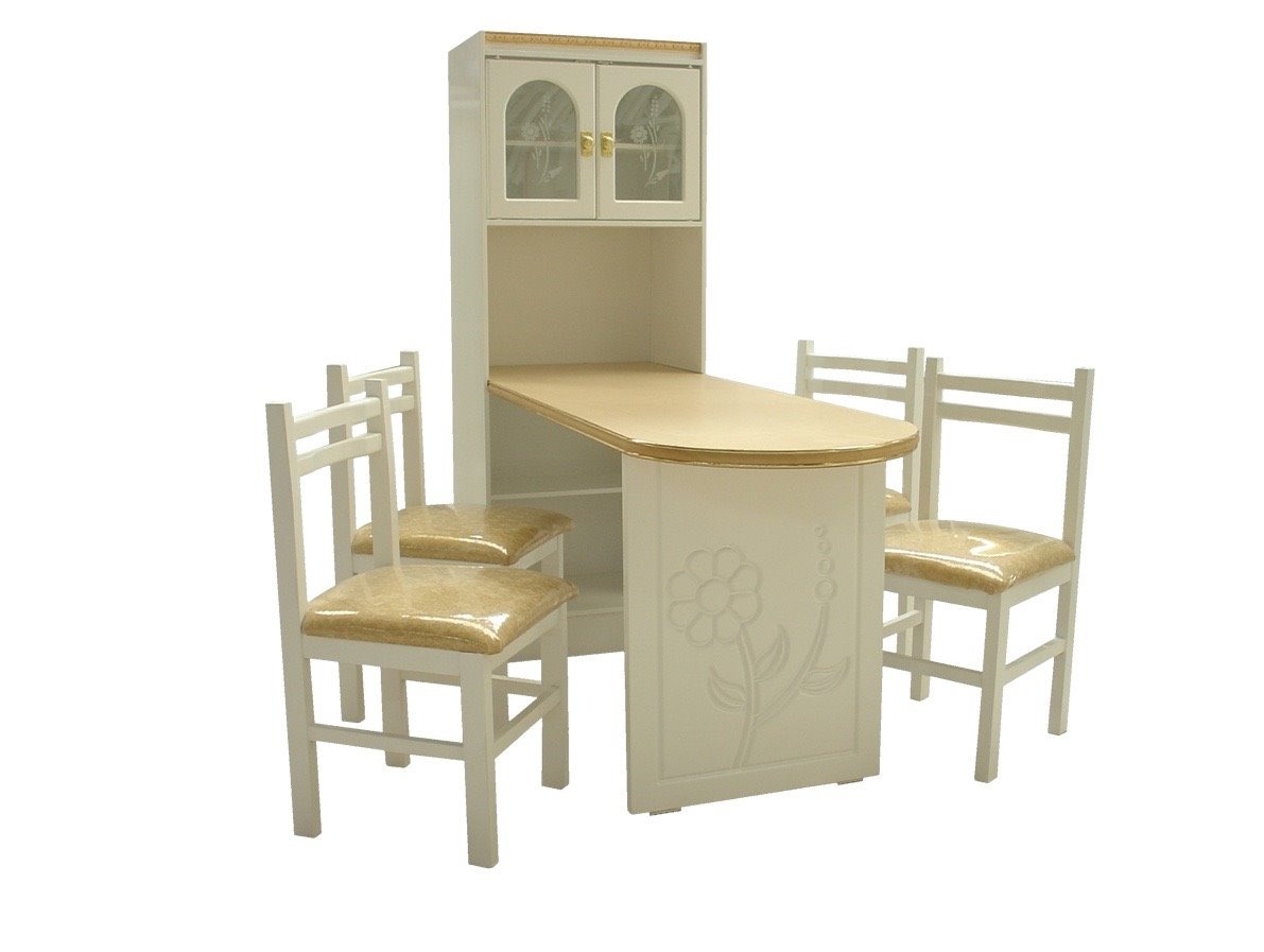 Comedor Eco Fabou Muebles - 4 Sillas, Practico, Economico ... Comedor Eco Fabou Muebles - 4 Sillas, Practico, Economico ...